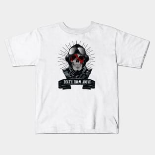 BOMBER PILOT( DEATH FROM ABOVE ) Kids T-Shirt